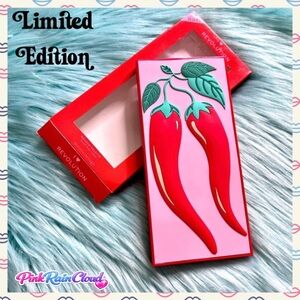 Revolution Tasty Chilli Eyeshadow Palette Limited Edition 18 Shade Chili Pepper